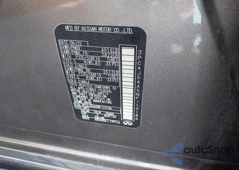 2022 Infiniti Qx50 Pure from USA, damaged, VIN 3PCAJ5AAXNF119186